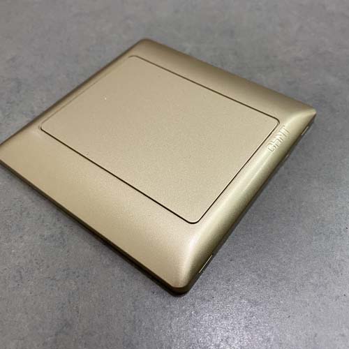 Mặt che thiết bị đơn màu vàng